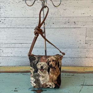 Dog Theme Cross Body Bag